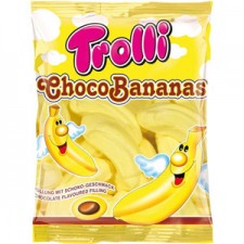 Marshmallow choco bananas / Trolli 150g